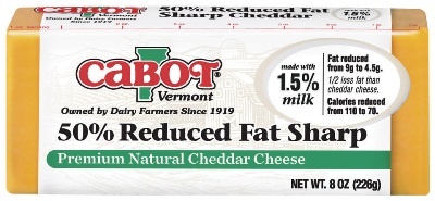 Cabot - A-Queso Cheddar 50% Menos Grasa