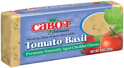 Cabot - A-Queso con Tomate y Albahaca 