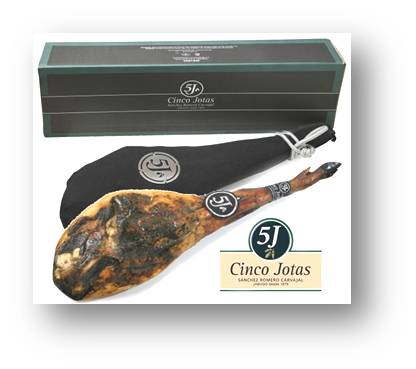 Jamón Ibérico con Hueso 5J - Regalo