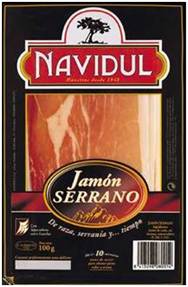 Jamón Serrano Rebanado  3.5 oz.