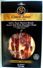 Jamón 100% Puro Ibérico Rebanado - Cortado a Mano