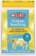 Cabot - Queso Cheddar Blanco 50% Menos Grasa 