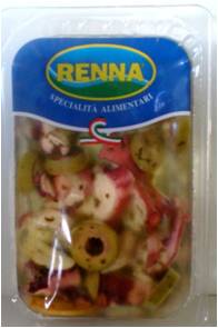 Pulpo con Aceitunas en Aceite